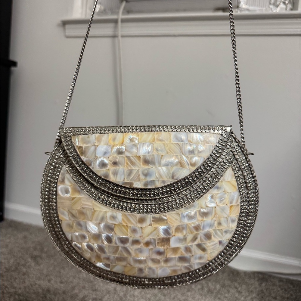 Moroccan Mother of Pearl Bag